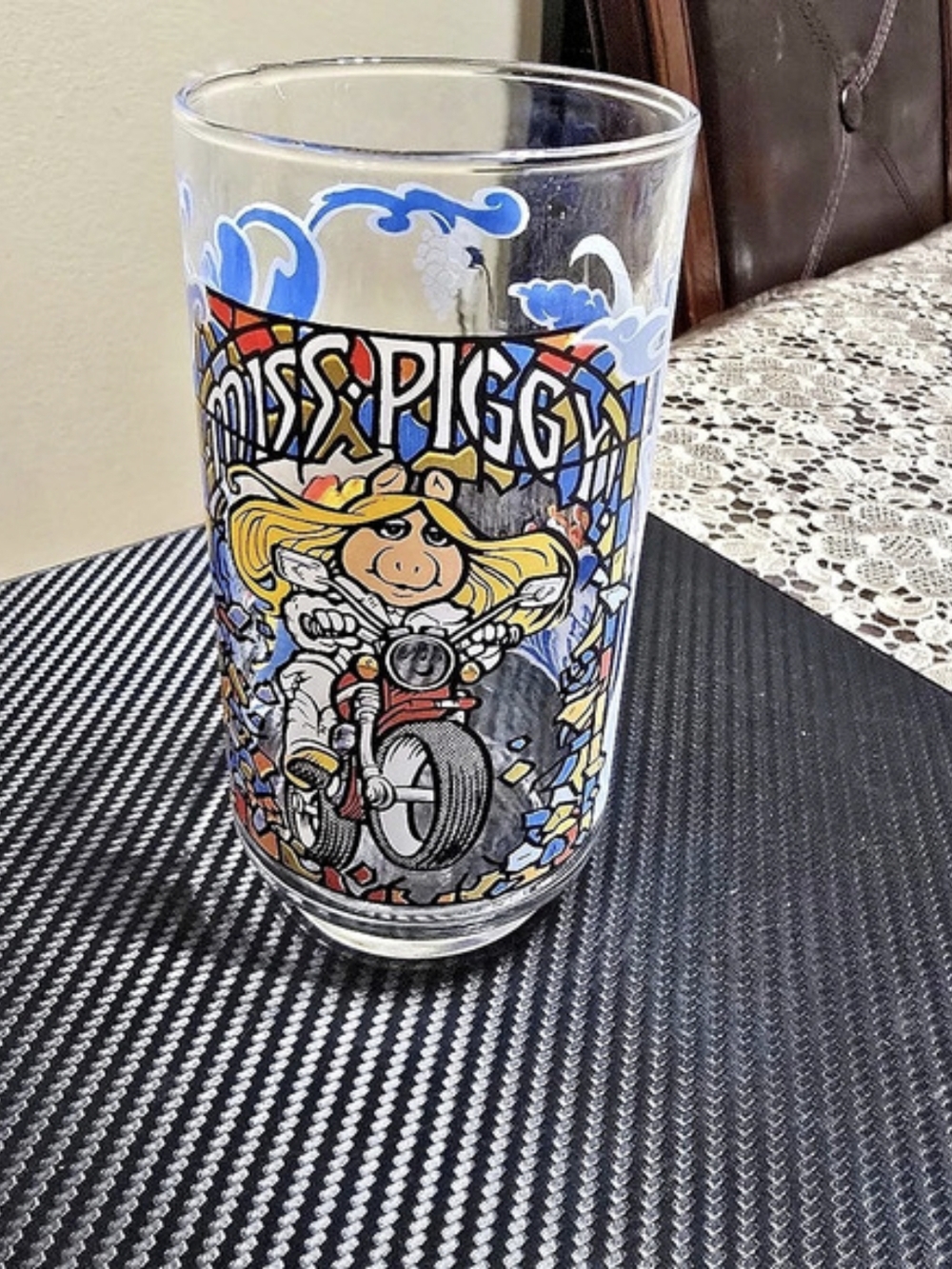 McDonald's The Great Muppet Caper Miss Piggy Glass